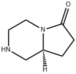 (S)-HEXAHYDRO-PYRROLO[1,2-A]PYRAZIN-6-ONE Struktur