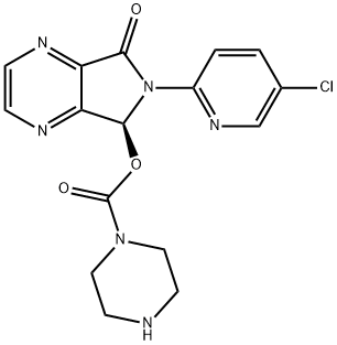 (S)-(+)-N-DESMETHYL ZOPICLONE Struktur