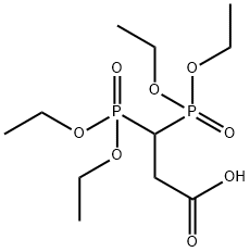 TETRAETHYL(CARBOXYETHYLIDENE)BISPHOSPHONATE Struktur