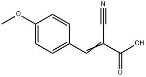 ALPHA-CYANO-4-METHOXYCINNAMIC ACID Struktur