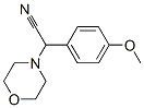 alpha-(4-methoxyphenyl)morpholine-4-acetonitrile  Struktur