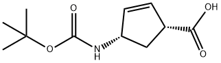 (+)-(1R,4S)-N-BOC-4-AMINOCYCLOPENT-2-ENECARBOXYLIC ACID