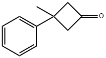 3-Methyl-3-phenylcyclobutanone Struktur