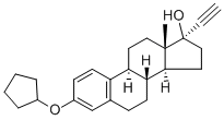 Quinestrol Structure