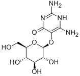 2,6-diamino-5-(beta-D-glucopyranosyloxy)-(1H)-pyrimidin-4-one