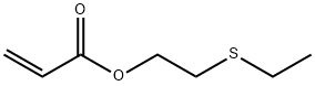 2-(ethylthio)ethyl acrylate Struktur