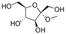 .alpha.-D-Fructofuranoside, methyl Struktur