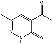 3(2H)-Pyridazinone, 4-acetyl-6-methyl- (9CI) Struktur