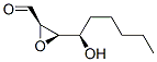 (2R,3R)-3-[(1R)-1-hydroxyhexyl]oxirane-2-carbaldehyde Struktur