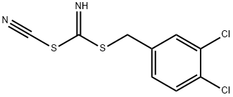 (3,4-DICHLOROPHENYL) METHYLCYANOCARBONIMIDODITHIOATE Struktur