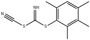 Methyl(2,4,6-trimethylphenyl)cyanocarbonimido-dithioate Struktur