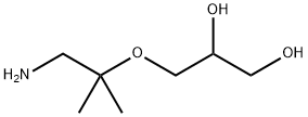 1,2-Propanediol,  3-(2-amino-1,1-dimethylethoxy)- Struktur