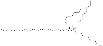 Octadecyl trioctylphosphonium iodide Struktur