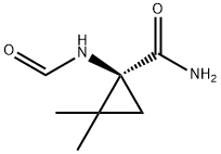 Cyclopropanecarboxamide, 1-(formylamino)-2,2-dimethyl-, (S)- (9CI) Struktur