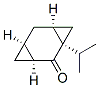 Tricyclo[5.1.0.03,5]octan-2-one, 1-(1-methylethyl)-, (1alpha,3ba,5ba,7alpha)- (9CI) Struktur