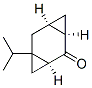 Tricyclo[5.1.0.03,5]octan-2-one, 5-(1-methylethyl)-, (1alpha,3ba,5ba,7alpha)- (9CI) Struktur