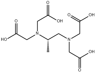 (S)-(+)-1,2-Diaminopropane-N,N,N',N'-tetraacetic acid Struktur