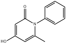 4-Hydroxy-6-methyl-1-phenyl-1H-pyridin-2-one Struktur