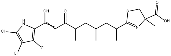 thiazohalostatin Struktur