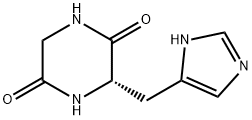 CYCLO(-GLY-HIS) Struktur