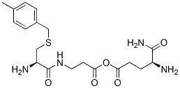 gamma-glutaminyl-S-(4-methylbenzyl)cysteinyl-beta-alanine Struktur