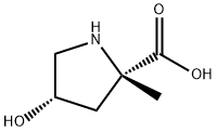 L-Proline, 4-hydroxy-2-methyl-, cis- (9CI) Struktur