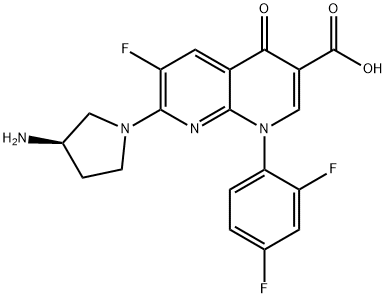 tosufloxacin Struktur