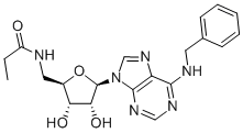 N6-Benzyl-5’-ethylcarboxamidoadenosine Struktur