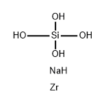 sodium zirconium silicate(4:2:3) Struktur