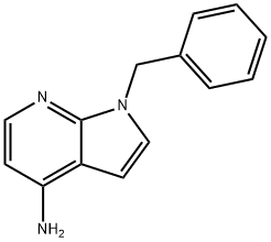 1H-Pyrrolo[2,3-b]pyridin-4-aMine, 1-(phenylMethyl)- Struktur