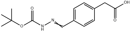 4-(2-TERT-BUTOXYCARBONYLAMINO-2-IMINO-ETHYL)-BENZOIC ACID Struktur