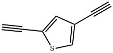 Thiophene, 2,4-diethynyl- (9CI) Struktur