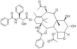 6Α-HYDROXY PACLITAXEL (?90%) 化學(xué)構(gòu)造式