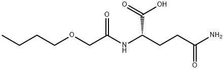 N-butoxyacetylglutamine Struktur