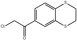 6-CHLOROACETYL-BENZO-1,4-DITHIAN Struktur