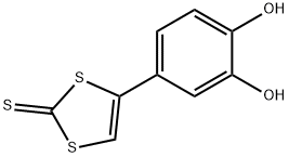 4-(3,4-DIHYDROXYPHENYL)-1,3-DITHIOL-2-THIONE Struktur