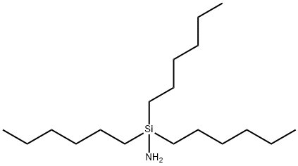 Tri-N-hexylsilylamine Struktur