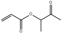 2-Propenoic acid, 1-methyl-2-oxopropyl ester (9CI) Struktur