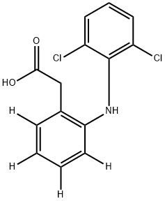 DICLOFENAC-D4 Struktur