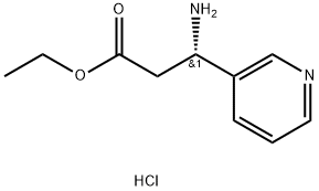 ETHYL (S)-3-(3-PYRIDYL)-BETA-ALANATE DIHYDROCHLORIDE
 Struktur