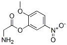 2-methoxy-5-nitrophenyl glycinate Struktur