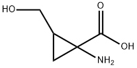 Cyclopropanecarboxylic acid, 1-amino-2-(hydroxymethyl)- (9CI) Struktur