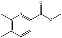 2-Pyridinecarboxylicacid,5,6-dimethyl-,methylester(9CI) Struktur