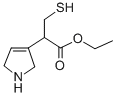 1H-Pyrrole-3-acetic acid, 2,5-dihydro-alpha-(mercaptomethyl)-, ethyl e ster Struktur