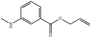 Benzoic acid, 3-(methylamino)-, 2-propenyl ester (9CI) Struktur