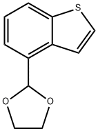 Benzo[b]thiophene, 4-(1,3-dioxolan-2-yl)- Struktur