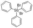 TRIPHENYLANTIMONY DIBROMIDE Struktur