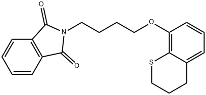 2-(4-thiochroman-8-yloxybutyl)isoindole-1,3-dione Struktur