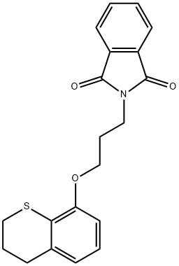 2-(3-thiochroman-8-yloxypropyl)isoindole-1,3-dione Struktur