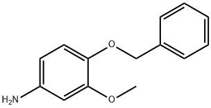 BenzenaMine, 3-Methoxy-4-(phenylMethoxy)- Struktur